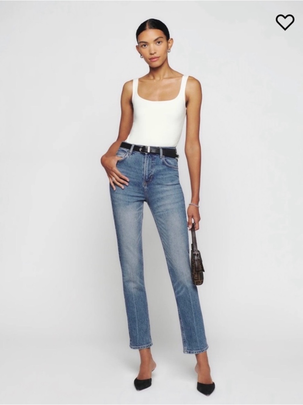 Reformation Liza High-Rise Straight Jeans